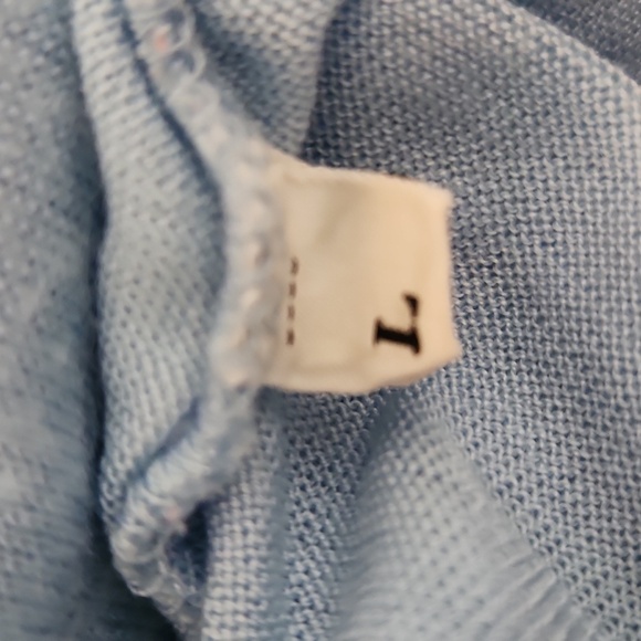 90s Pastel Blue Embroidered Jumper - Picture 11 of 13